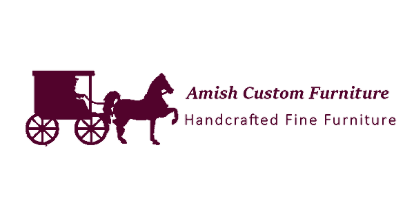 amish custom furniture logo invert
